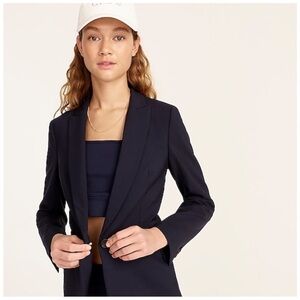 J. Crew Parke blazer in Italian stretch wool Tollegno 1900 navy Blue Blazer sz 8